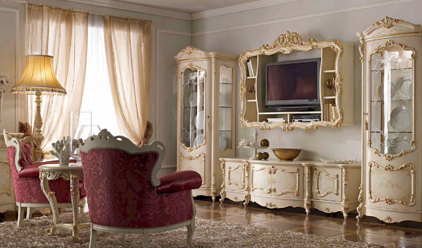  Изысканная спальня в стиле барокко